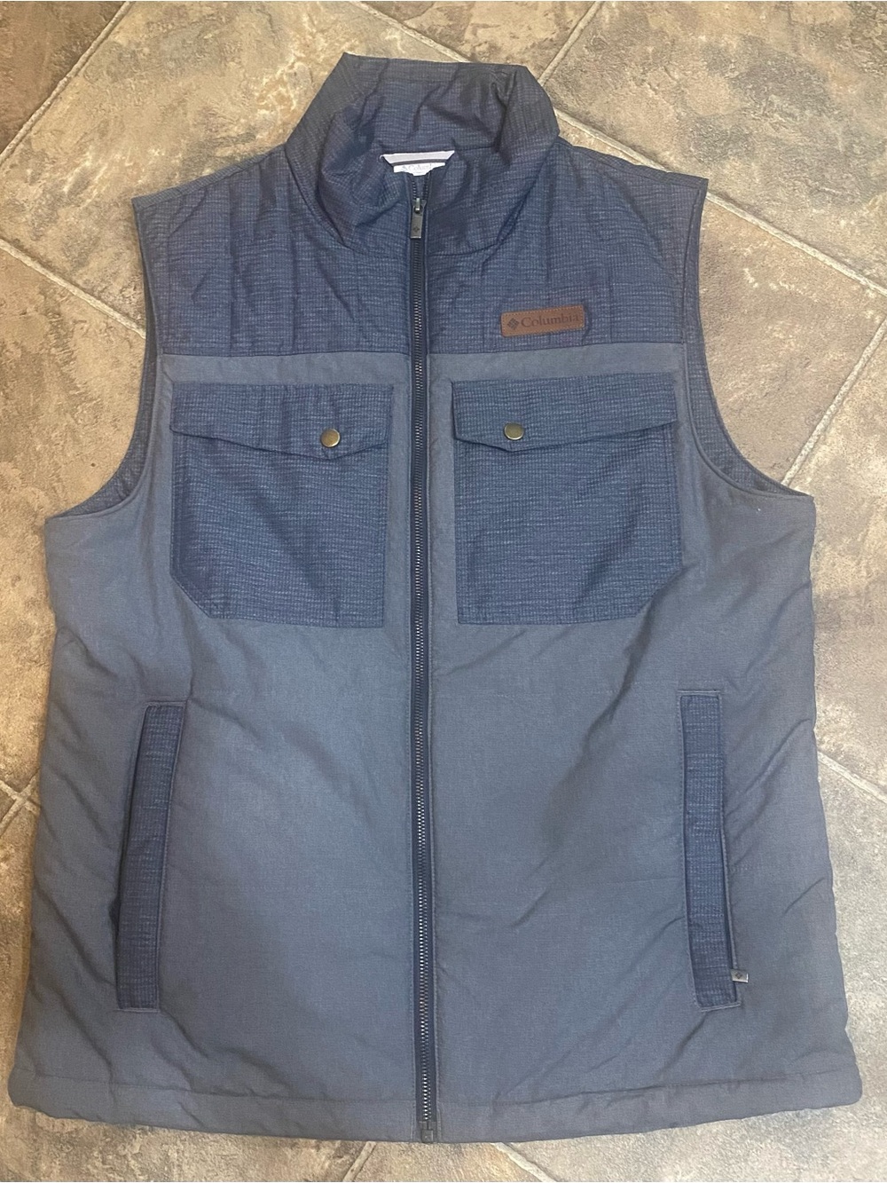 Columbia Men’s Navy Quilted Vest